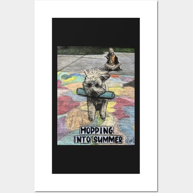 Hopping into summer Wall Art by Artladyjen